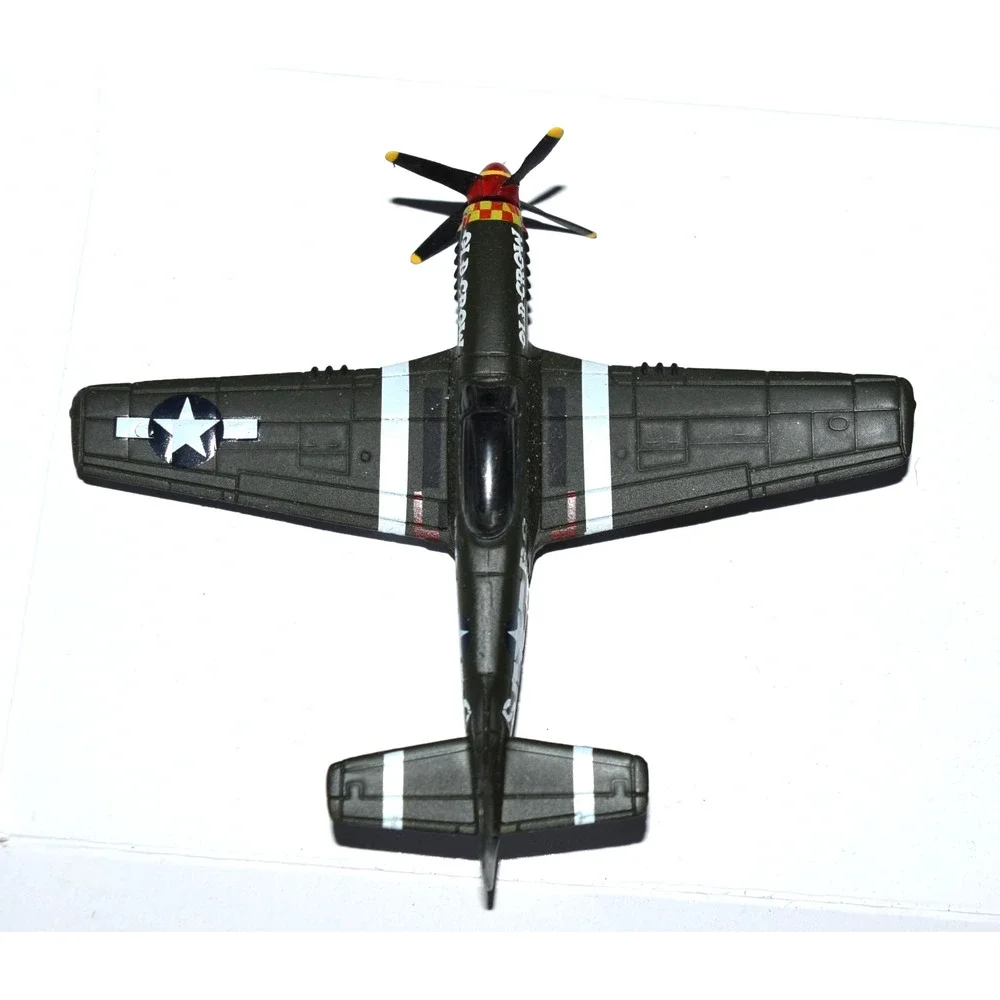 P51-D Mustang 1/72 Metal Airplane Model no Stand WWII Old Crow Thanksgiving